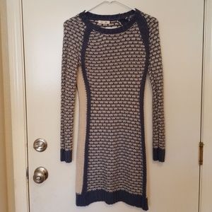 Pink rose long sleeve dress